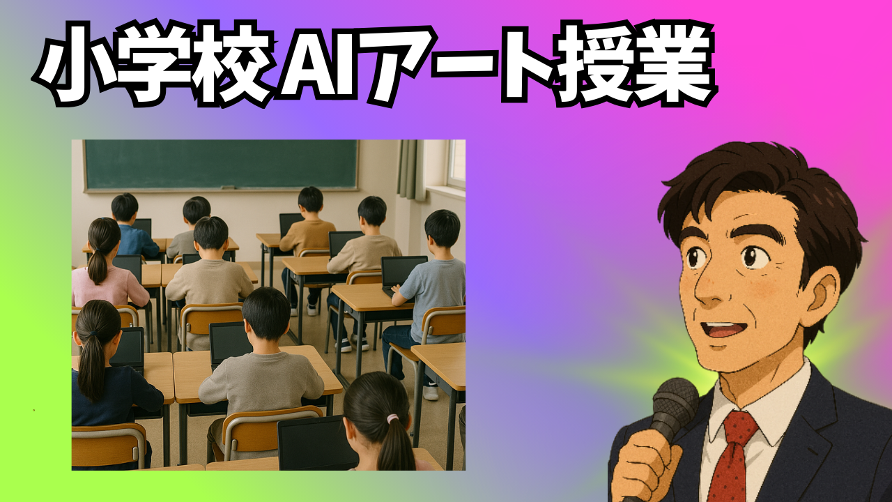 小学生AIアート授業